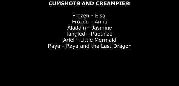  Futa Disney - Cumshots and creampies - Compilation